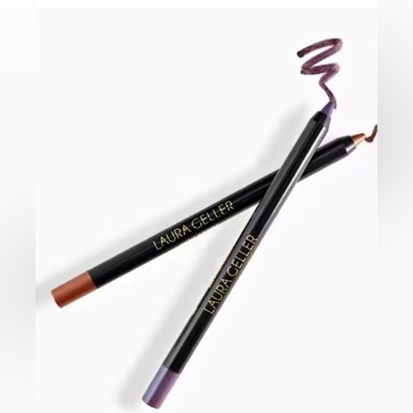 Laura Geller Style Eyes Liner Duo Royal Plum & Warm Cocoa 0.03oz NIB - Picture 1 of 3